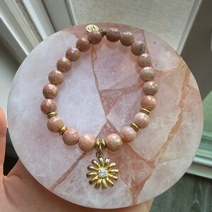 T Jazelle Orange Daisy Bracelet